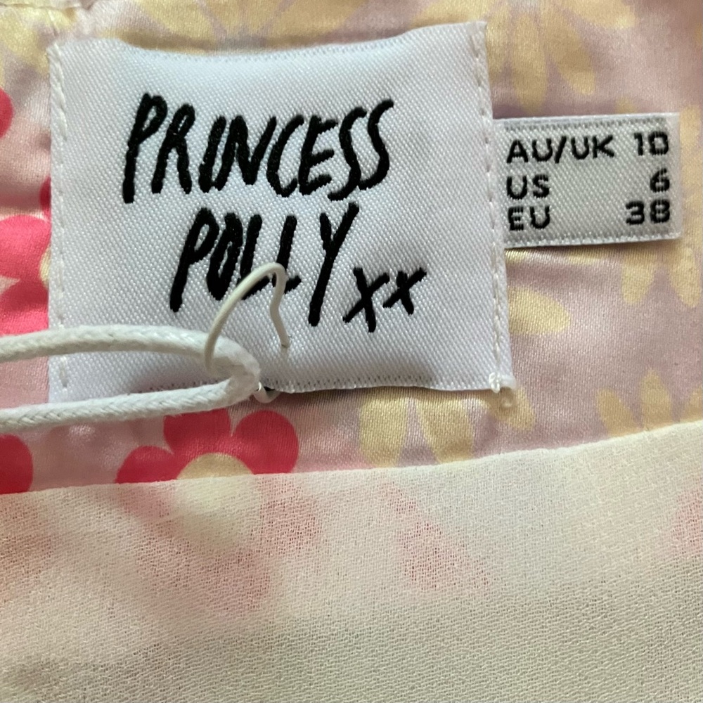 NWT Princess Polly Lacey Floral Mini Skirt Size 6 Women’s - Picture 7 of 7